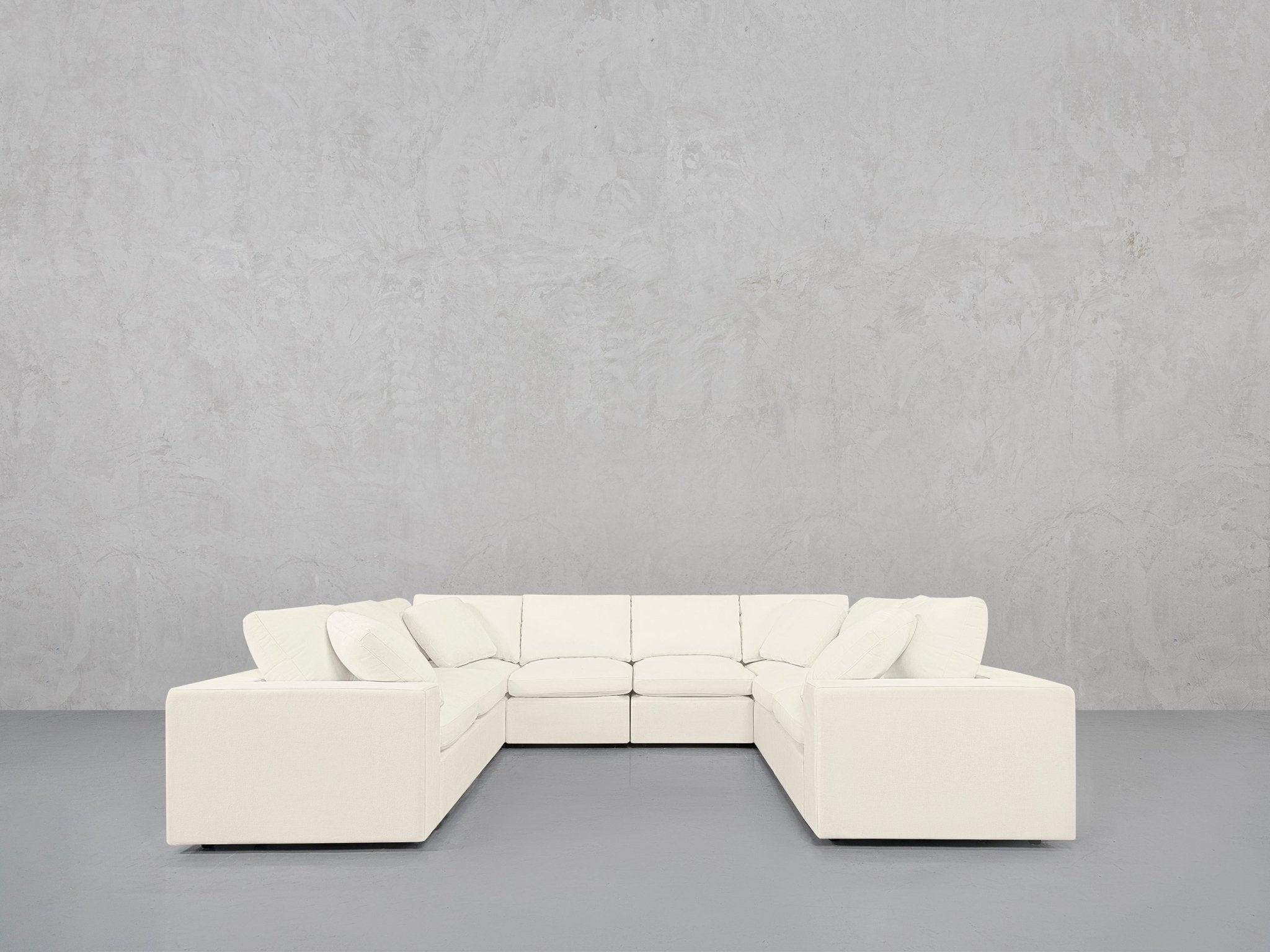 8-Seat Modular U-Sectional