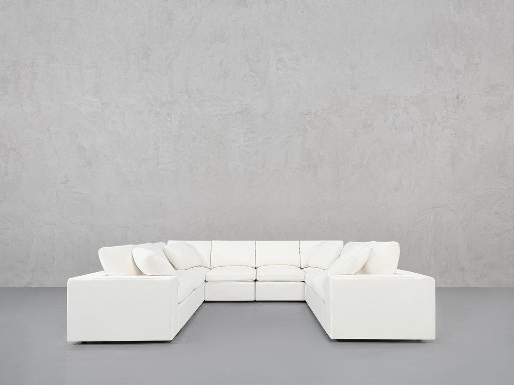 8-Seat Modular U-Sectional