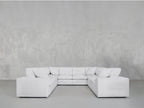 8-Seat Modular U-Sectional