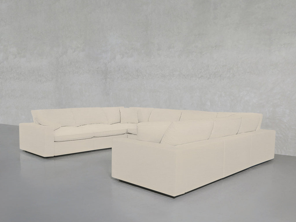 8-Seat Modular U-Sectional