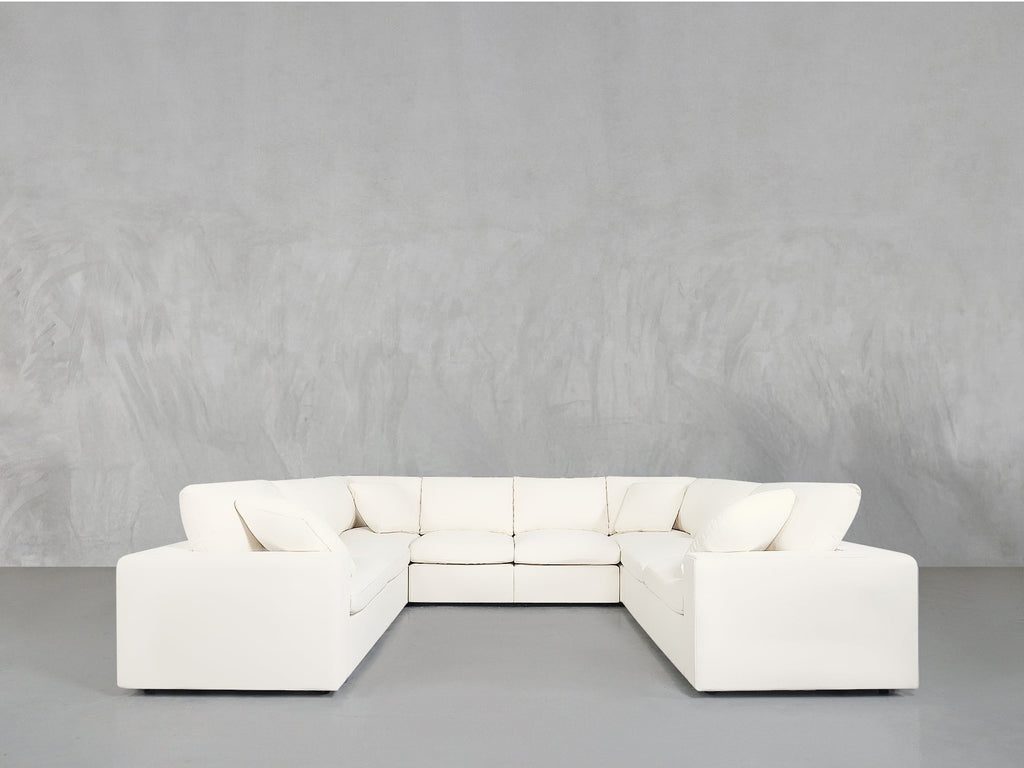 8-Seat Modular U-Sectional