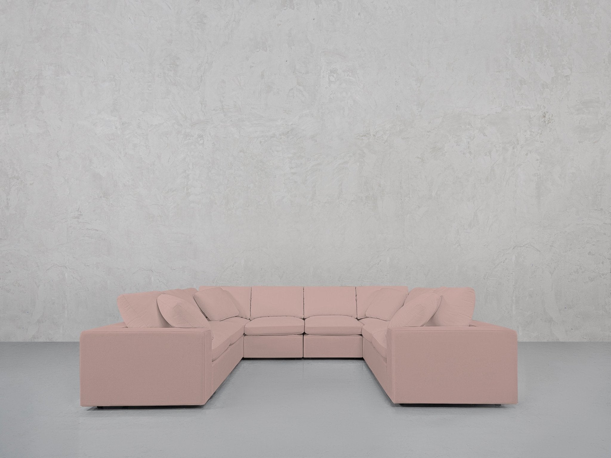 8-Seat Modular U-Sectional
