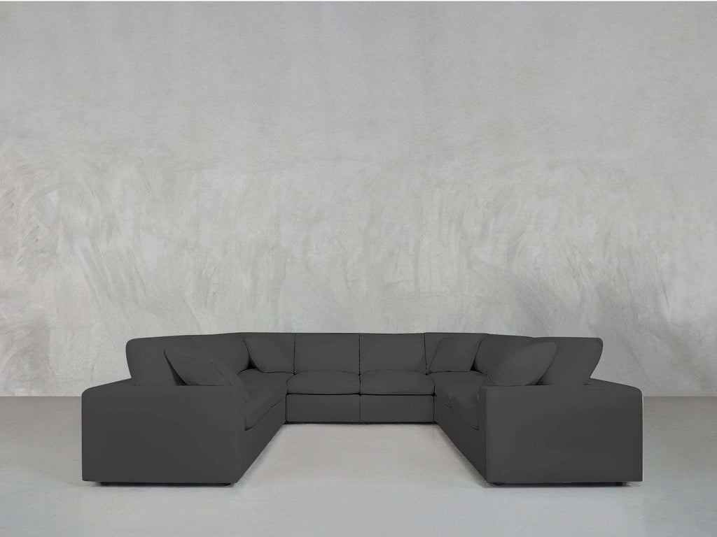 8-Seat Modular U-Sectional