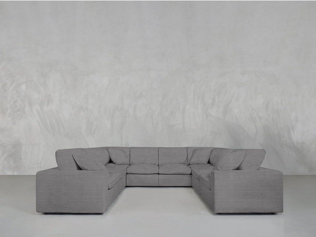 8-Seat Modular U-Sectional
