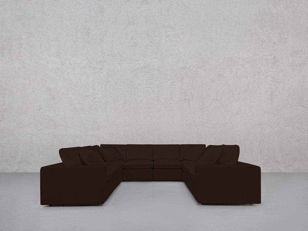 8-Seat Modular U-Sectional