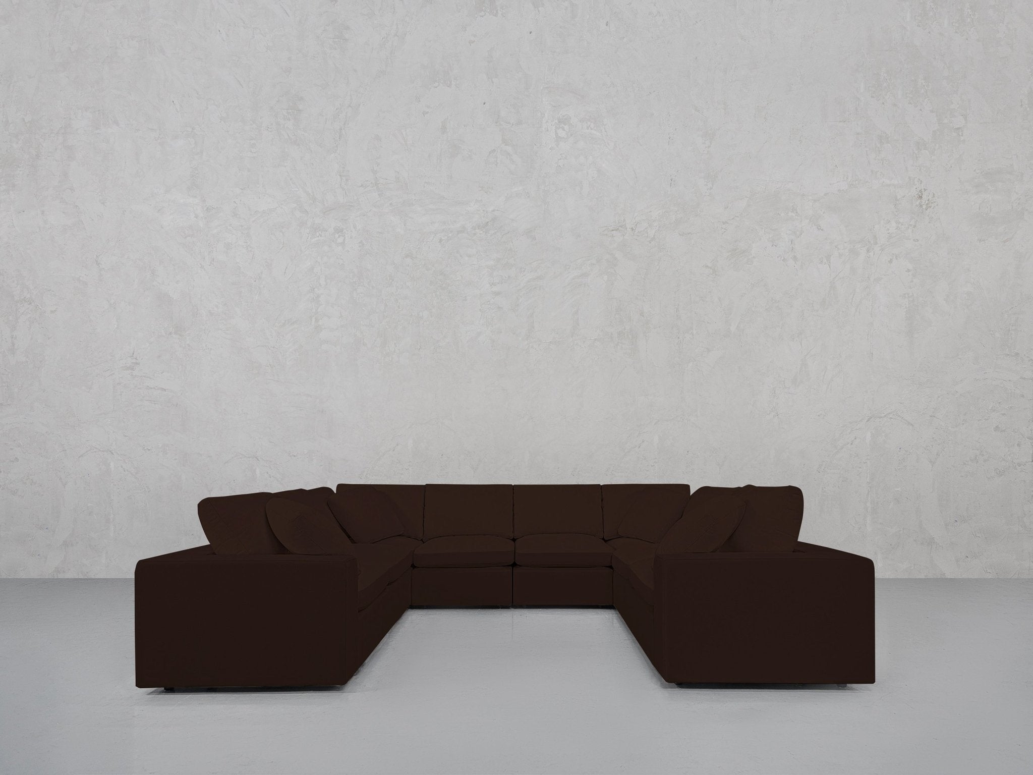 8-Seat Modular U-Sectional