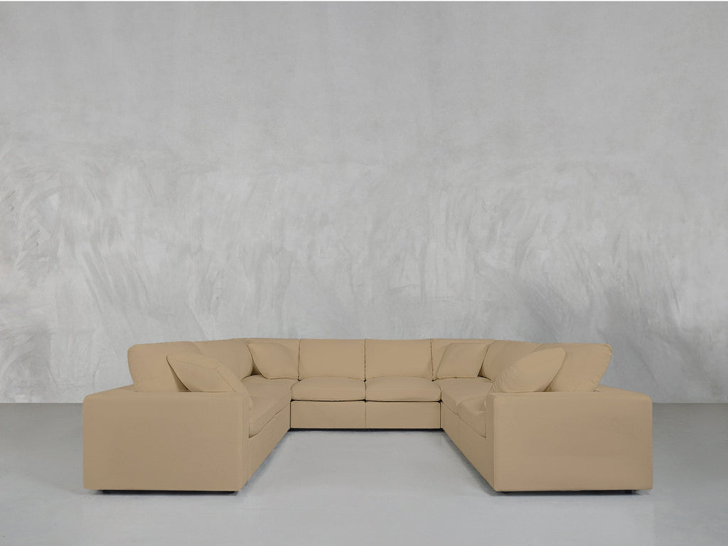 8-Seat Modular U-Sectional