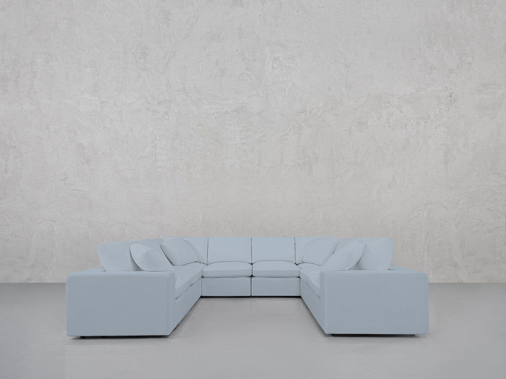 8-Seat Modular U-Sectional
