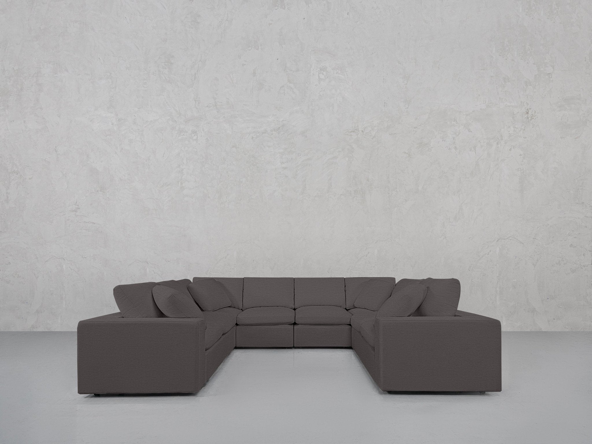 8-Seat Modular U-Sectional