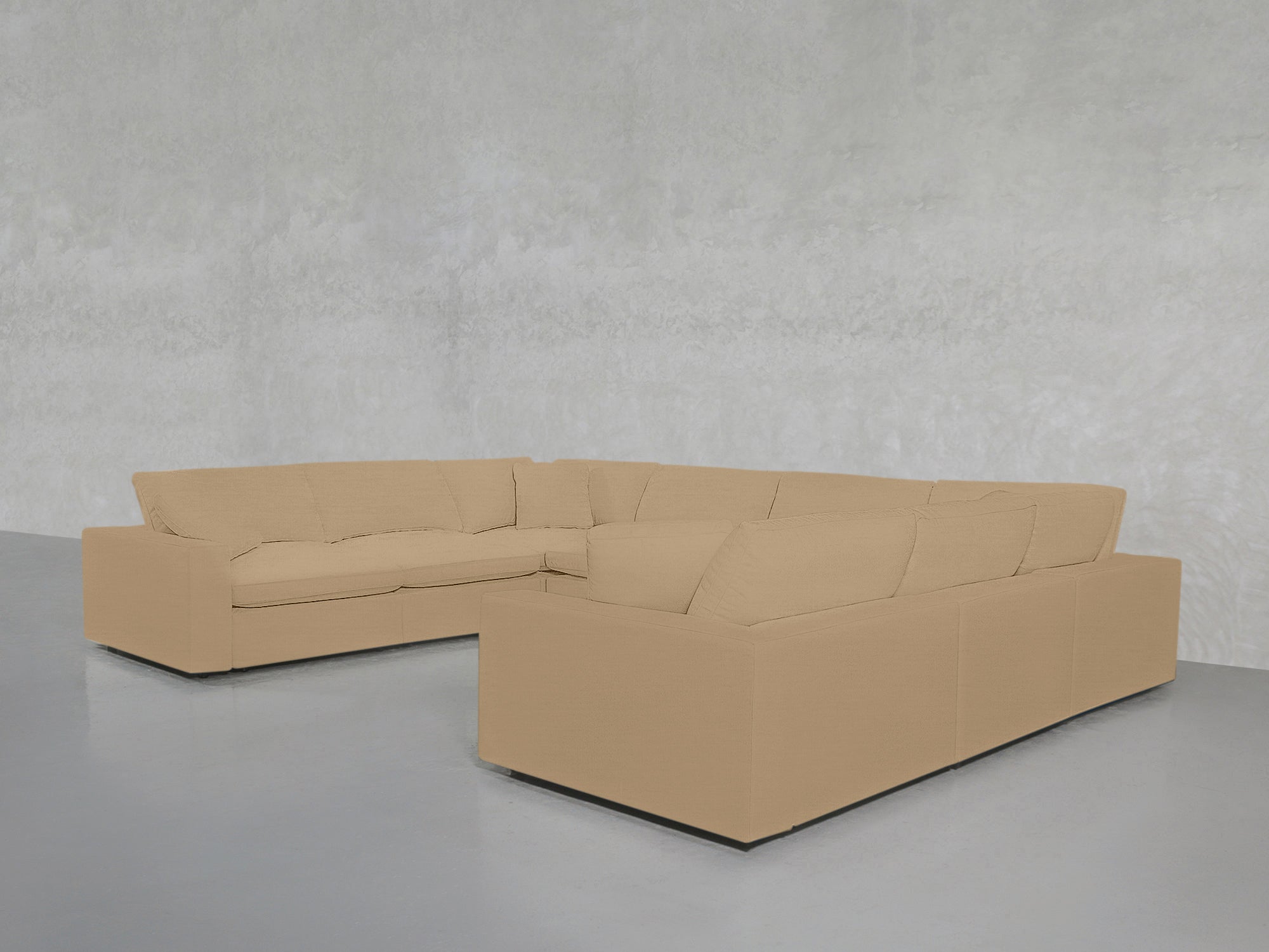 8-Seat Modular U-Sectional