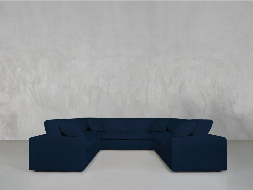 8-Seat Modular U-Sectional