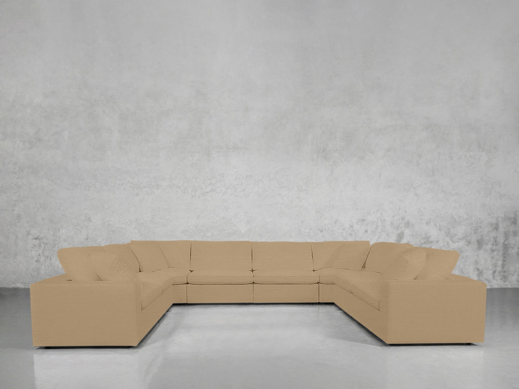 8-Seat Modular U-Sectional