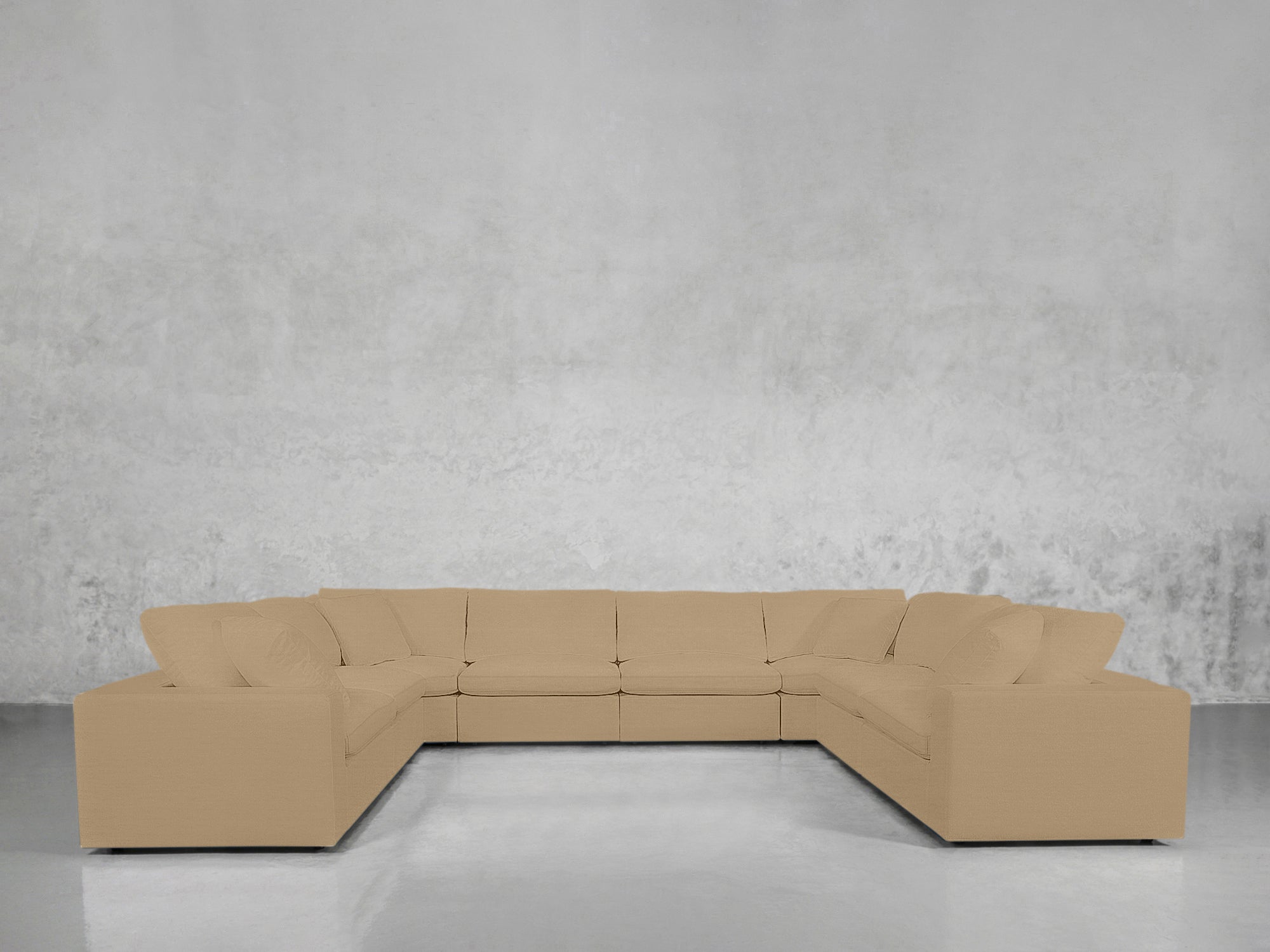 8-Seat Modular U-Sectional