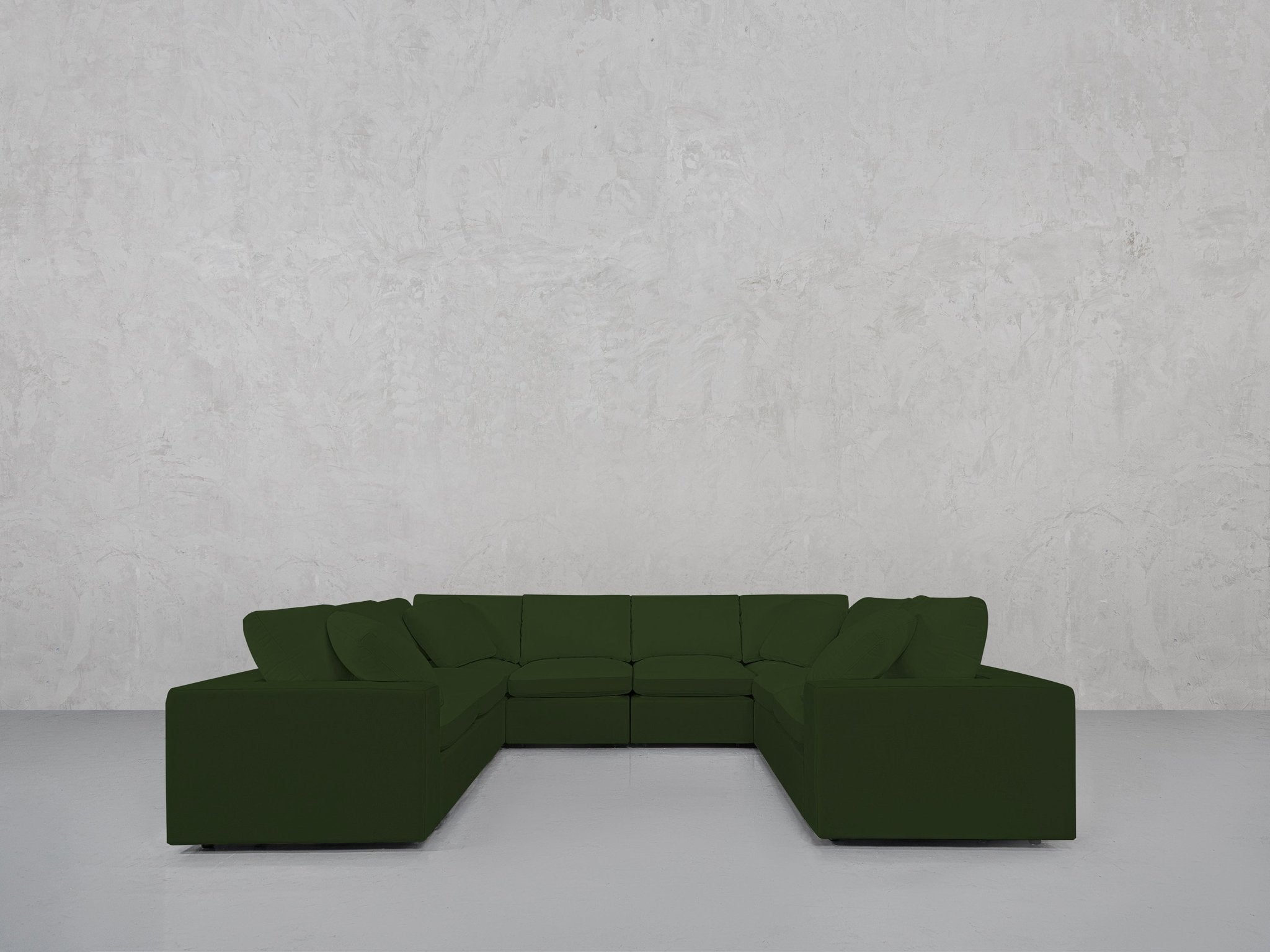 8-Seat Modular U-Sectional