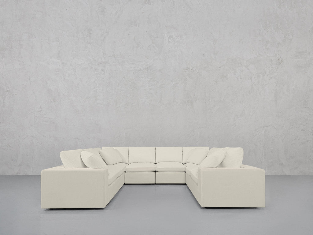 8-Seat Modular U-Sectional