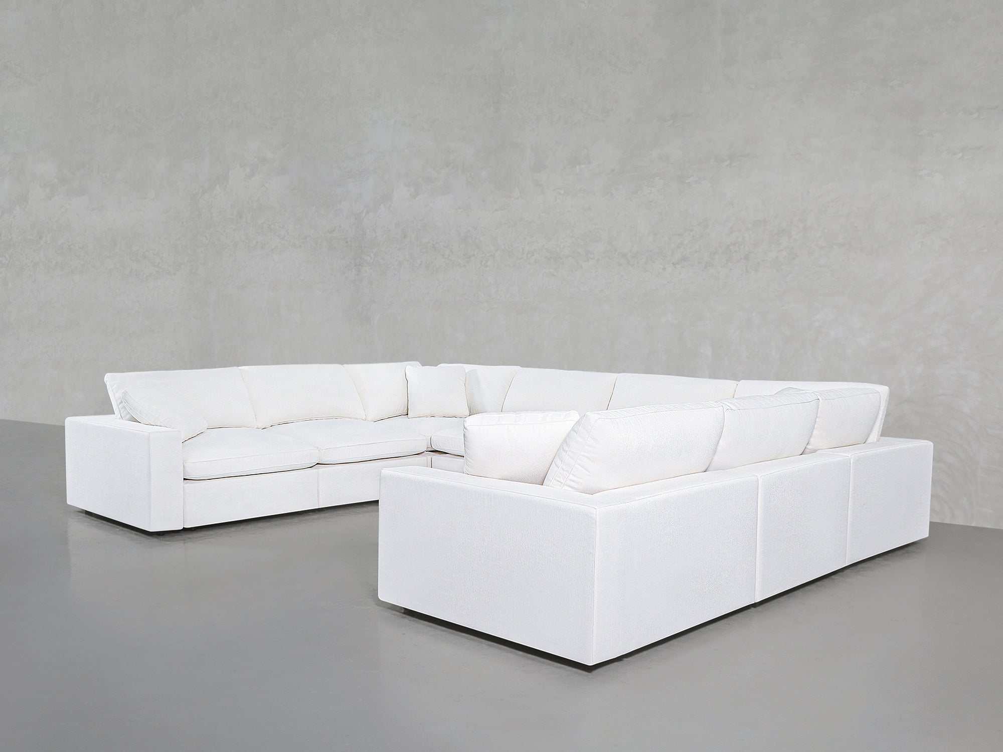 8-Seat Modular U-Sectional