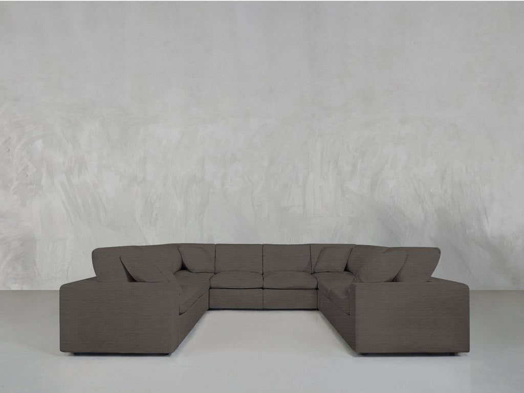 8-Seat Modular U-Sectional