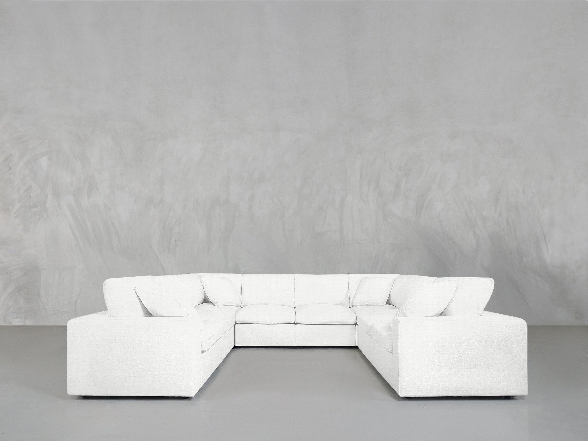 8-Seat Modular U-Sectional