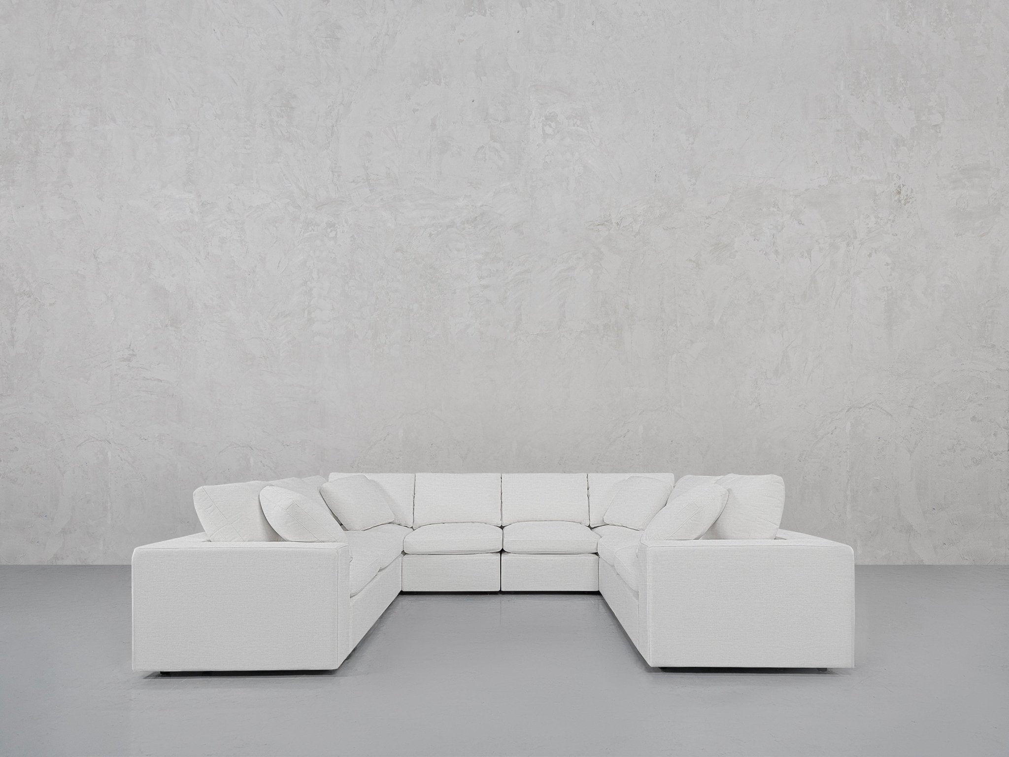8-Seat Modular U-Sectional