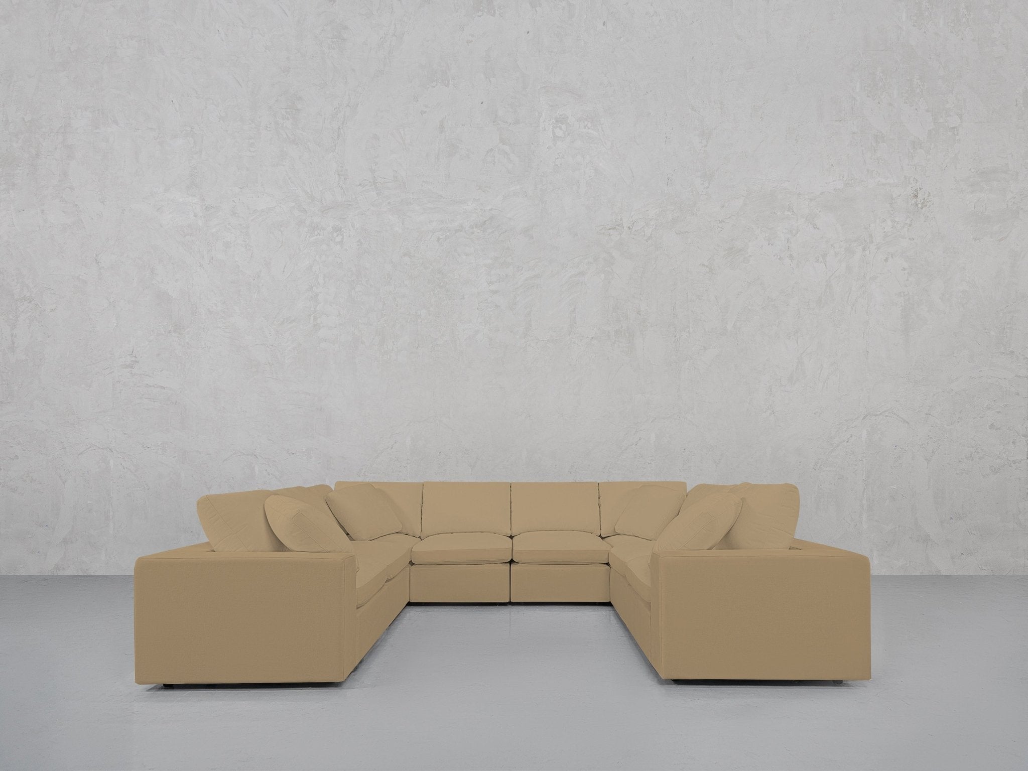 8-Seat Modular U-Sectional
