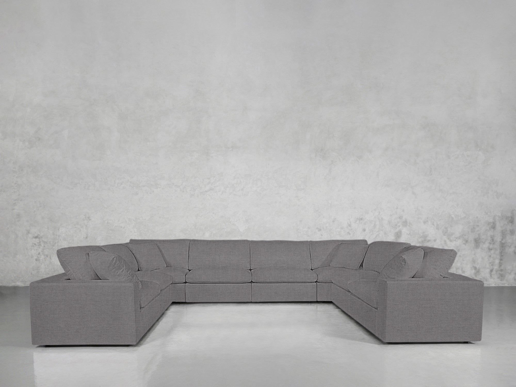 8-Seat Modular U-Sectional
