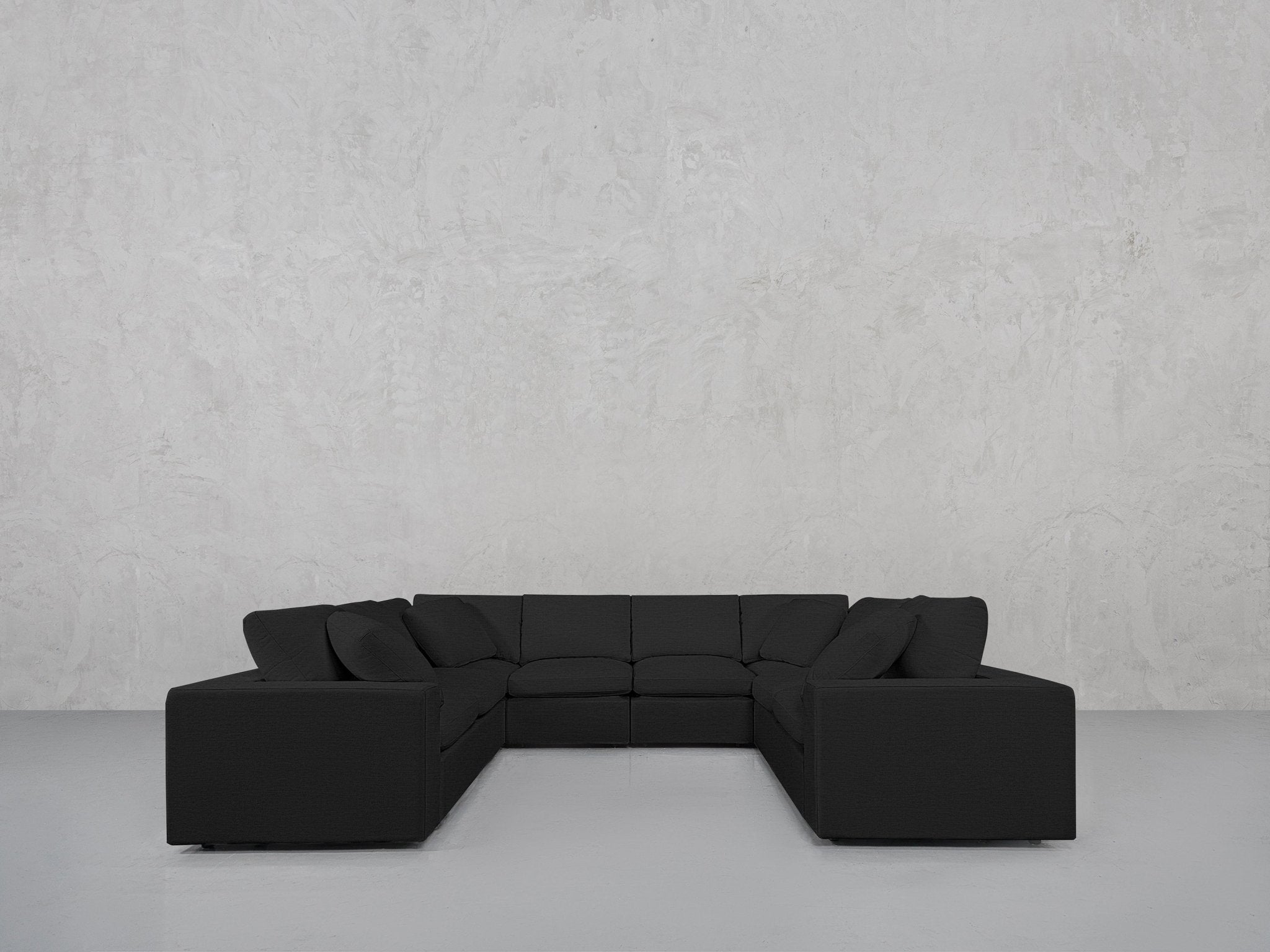 8-Seat Modular U-Sectional