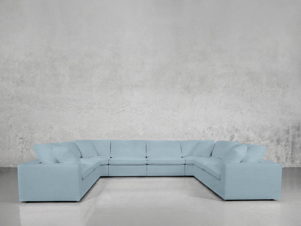 8-Seat Modular U-Sectional