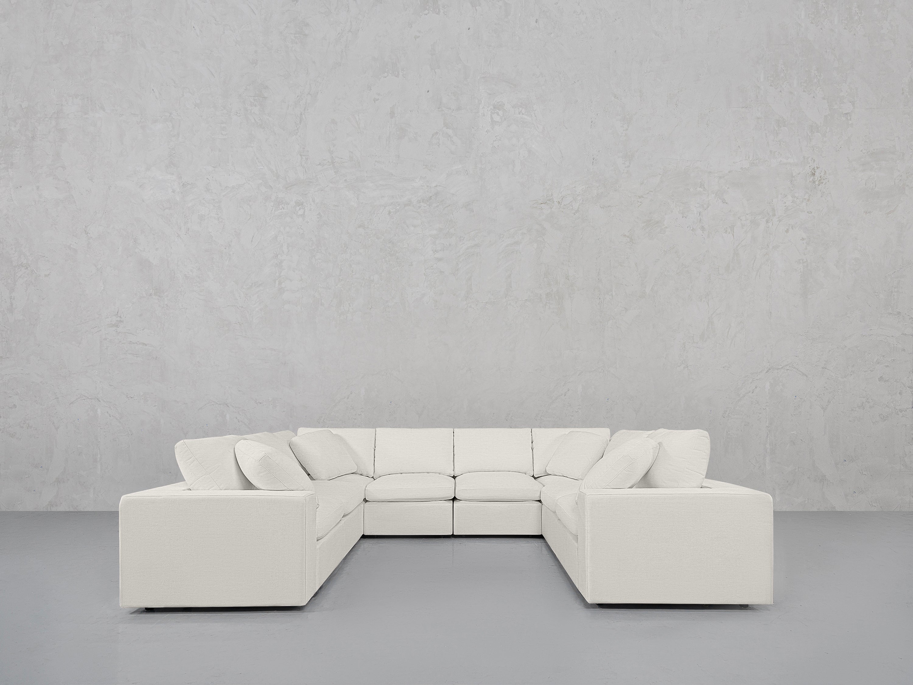 8-Seat Modular U-Sectional
