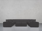 9-Seat Modular U-Sectional with Double Ottoman