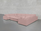 9-Seat Modular U-Sectional with Double Ottoman