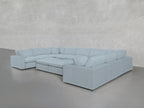 9-Seat Modular U-Sectional with Double Ottoman