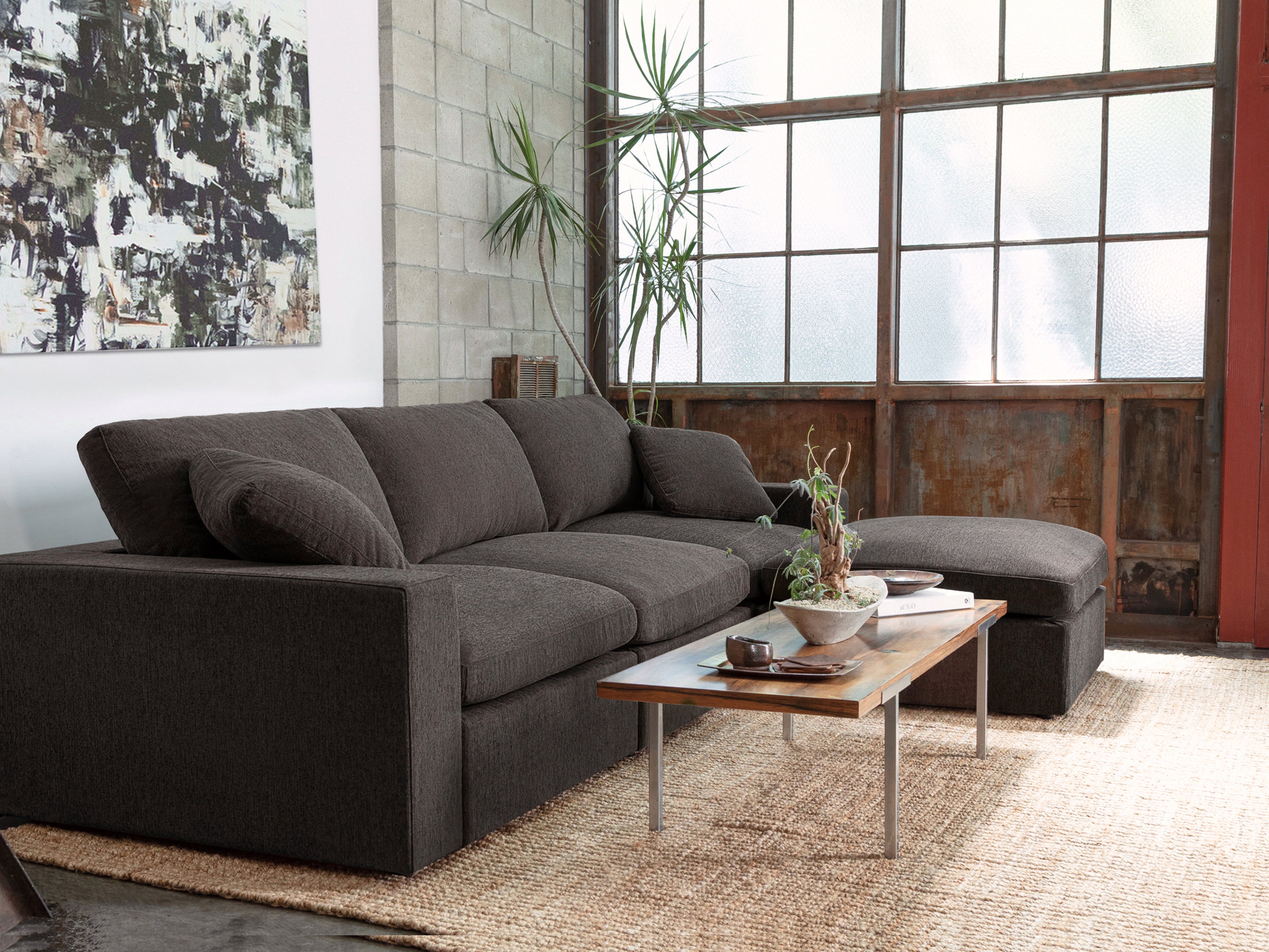 3-Seat Modular Lounger Sofa