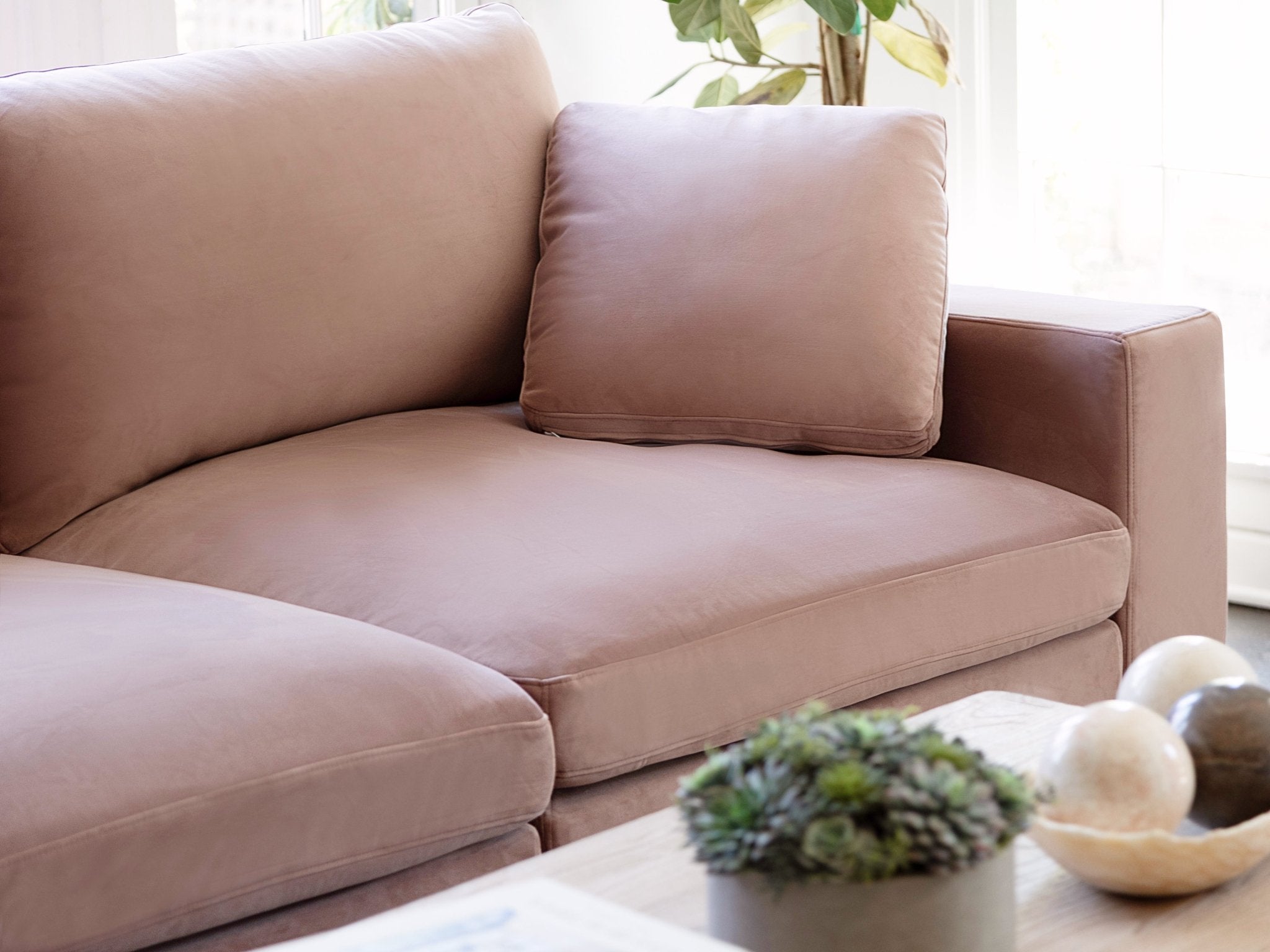 Double Armchairs with Ottomans