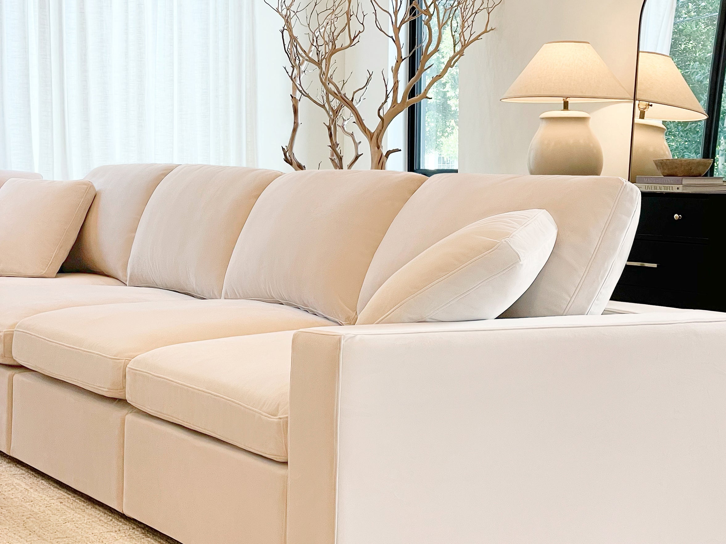 2-Seat Modular Lounger Loveseat